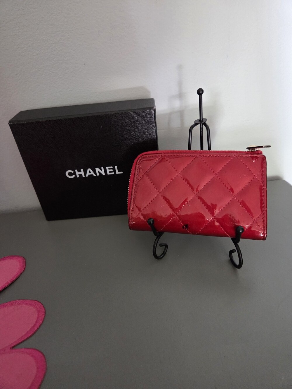 ****Chanel Zipper Card Wallet/ Box/Generic  Dust Bag - Picture 8 of 12